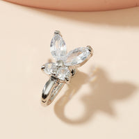 Nail Hypoallergenic Rhinestone New Non-Perforated Fake Nose Ring