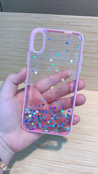 Gradient glitter phone case