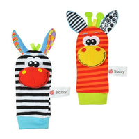 Baby Infant Toy Soft Socks Handbells