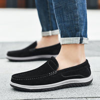 Spring And Summer Suede Gommino Men's Korean Fashion Shoes Breathable Comfortable Lazy Shoes Casual Shoes