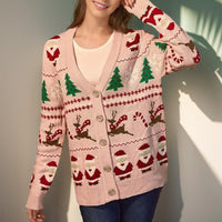 Women's Retro Mori Style V-neck Sweater