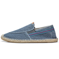 Men's Casual Handmade Linen Canvas Shoes