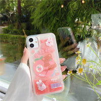 Quicksand Peach Bear Rabbit Xsmax Phone Case