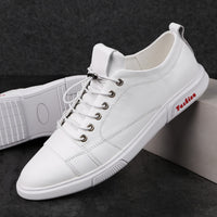 Autumn New British Leisure Top Leather Flat Shoes