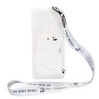 Elephant panda wallet mobile case