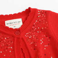 Baby Western-style Girls Knitted Cardigan Jacket
