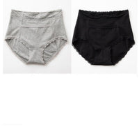 High Waist Physiological Underwear Female Menstrual Leak-proof Cotton Crotch Cotton Fabric Warm Aunt Pants Menstrual Fake Health Pants