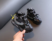 Boys' College Students Soft-soled Mid-top Sneakers