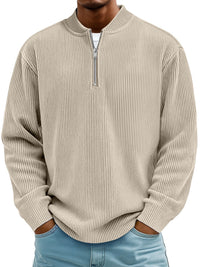 Digital Print Casual Sports Men's Zip-up American Retro