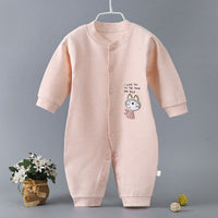 Spring new baby boneless one-piece long sleeves