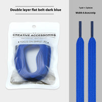 White Shoes Colorful Bandlet Shoelaces