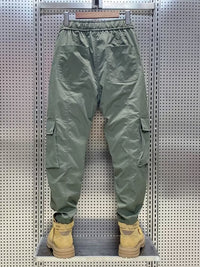 Wear-resistant Men's Multi-pocket Versatile Polyester Overalls