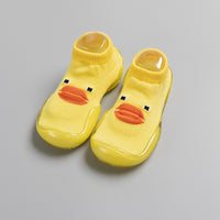 Non-slip knitted toddler shoes