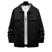 Retro Single-breasted Lapel Casual Long-sleeve Jacket