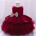 Mesh puffy princess cake dress