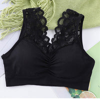 No steel ring vest-style gather bra thin section