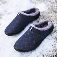 Home Warm Cotton Shoes Thick-Soled Men's Cotton Slippers