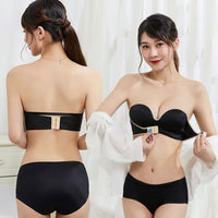 No steel ring gathers strapless underwear