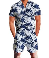 European And American Men's Summer Short-sleeved Suit