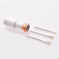 Retractable double head makeup brush