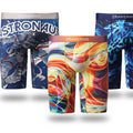 Fish Printing Stylish Men's Underwear Quick-drying