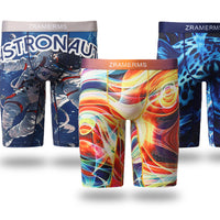 Fish Printing Stylish Men's Underwear Quick-drying