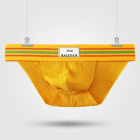 Summer New Trendy Men's High-cut Briefs Underwear Knitted Breathable