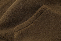 Casual Cotton-padded Jacket Sweater Thickened Warm And Loose Polar Fleece Cotton-padded Coat