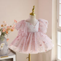 Girl Costume For Piano Performance Little Girl Birthday Flower Girl Tulle Tutu