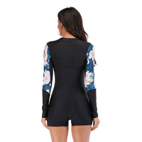Long sleeve surfing suit sunscreen female swimsuit