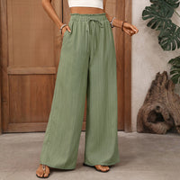 Women's Fashion Lace-Patchwork Casual Wide-Leg Pants