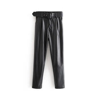 Hot ladies leather pants