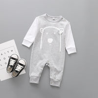 Newborn long sleeve cotton jumpsuit