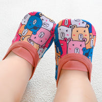 Cartoon Print Non-slip Baby Indoor Shoes