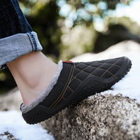Home Warm Cotton Shoes Thick-Soled Men's Cotton Slippers