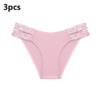 T-back Women's Thin Ice Silk Lace Edge
