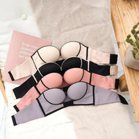 No steel ring gathers strapless underwear