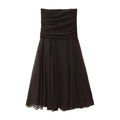 Summer Translucent Pleated Skirt