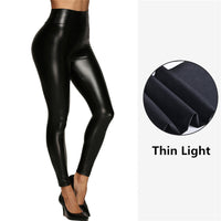 New Multicolor Leather Pants For Women With High Waist And Hips