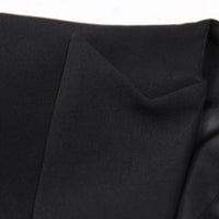 Fashionable Solid-Color Long-Sleeve Suit Dress For Women