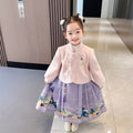 Girls' Horse-face Skirt Hanfu Two-piece Suit