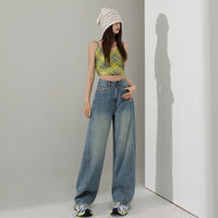 Wide Leg Jeans Loose Fashion Women