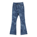 Women's Tie Dyed Bootcut Jeans High Waist Slim Skinny Fit