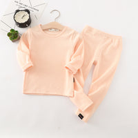 Autumn And Winter New Children's Long-sleeved Thick Pajamas Homewear Suit