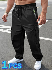 Breathable Cargo Pants Retro Workwear