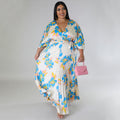 Loose-fitting Pleated Maxi Dress For Women
