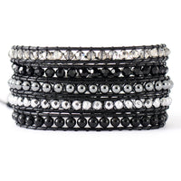 Bourbon Bohemia Stone Crystal Handmade Beaded Bracelet