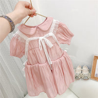 Lolita Dress Baby Short-sleeved Western Style Lolita Children's Dress Princess Dress Two-piece Suit