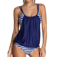 Ladies Popular Casual Striped One-piece Bikini