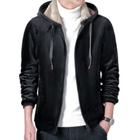 Lamb Plush Coat Men's Cashmere Thickened